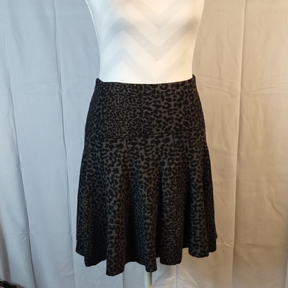 Joie Wemberley Leopard Print Skater Sweater Skirt